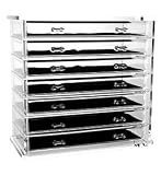 Acrylic Deluxe 7-Drawer Jewelry Chest (Clear) (11 7/8"H x 12 5/8"W x 6 1/2"D)
