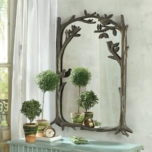 Perching Birds Mirror - Grandin Road