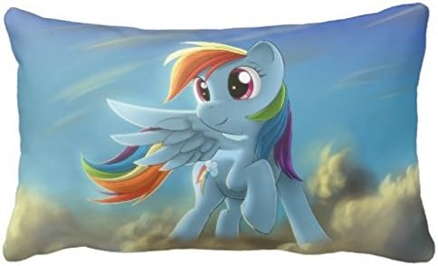 Reasonwe Custom My Little Pony (42) Throw Square Pillow Case 20x30 Inches for put in Car Seat, Patio, Bedroom, Couch, Sofa