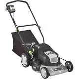 Earthwise 60120 20-Inch 24-Volt Cordless Electric Bag/Mulch/Side Discharge Lawn Mower With Removable Battery Pack