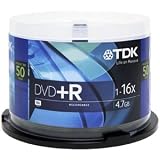 TDK 16X DVD+R 50 Pack Spindle
