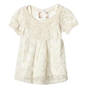Guess Girls 2-6x Short Sleeve Blouse With Cami