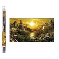 Hydor H2Show Lost Civilization Background with Application Gel for Aquariums 31.5'x15.75'