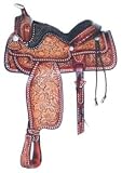 Tex Tan Madison Western Pleasure Saddle 15in Sunse