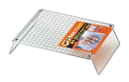 パール金属 焼きやきクック 角型 焼き アミ (足付) H-6563