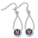 New York Mets French Loop Earrings