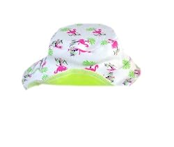 Pink Flamingo Reversible Baby Sun Hat
