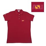 Arizona State Sun Devils NCAA Classic Pique Polo Shirt for Women (Cabernet)