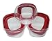 Rubbermaid Premier Food Storage Container, 14-cup Size, Clear. 6 Piece Set.