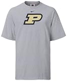 Purdue Boilermakers Nike Ash Logo Short Sleeve Tee
