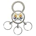 All Products : 3 Ring Key Chain of Live Fast Die Young Skull Flames and Pistons (Harley Davidson, Hog, Motorcycle Riding, Bike Riding, West Coast Choppers, Orange County Choppers, American Chopper)