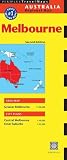 Map-Melbourn Travel 2/E (Periplus Maps) (Australia Regional Maps)