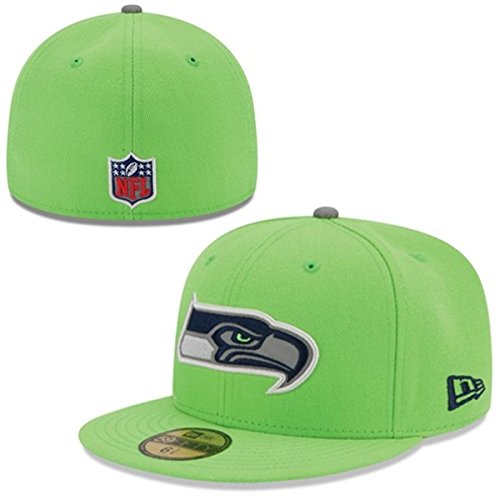 New Era Nfl 59fifty Men's Hat Thanksgiving Series Fitted Cap Seattle Seahawks Green
