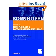 Buchf�hrung 1, DATEV-Kontenrahmen 2007, Lehrbuch