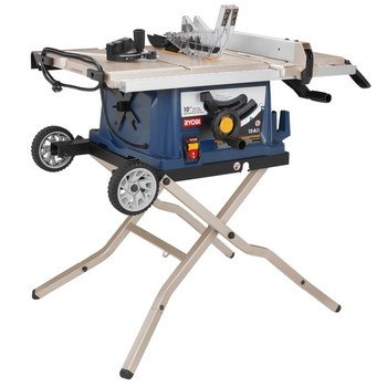 Best Price Factory-Reconditioned Ryobi ZRRTS30 10-in Table Saw with Wheeled Stand