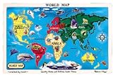 WORLD MAP JUMBO-SIZED WOOD PUZZLE
