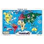 World Map Wooden Jigsaw Puzzle by Melissa and Doug