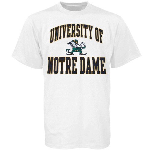 Buy Champion Notre Dame Fighting Irish White Jersey T-shirt by Champion