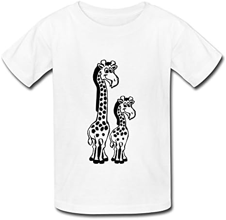 Jiaso Child Boys And Girls Giraffe T Shirt X-Large