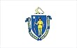 Valley Forge Nylon Massachusetts State Flag, measures 3-Foot x 5-Foot