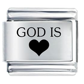 Buddhist Bracelet God Heart Religious Italian Charm Bracelet