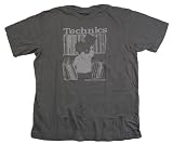 Technics Crates teach them well T-Shirt- Charcoal, Large