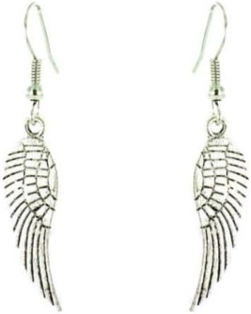 Silver Angel Wings Earrings