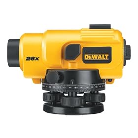 DEWALT DW096PK 26X Automatic Optical Level Kit with Tripod, Rod, and Carrying Case by DeWalt