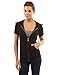 PattyBoutik Women's Hoodie Zip Up Short Sleeve Jacket
