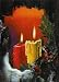 3D Lenticular POSTCARD-CANDLES IN ROCK