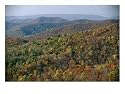 Fall colors in forests along Tanners Ridge, with view of Massanutten Mountain., Photographic Print by Raymond Gehman, 24x18