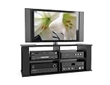 Sonax FS-3480 Fillmore 48-Inch TV Component Stand, Midnight Black