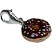 My-Lucky-Charms - Chocolate Donut Doughnut Sterling Silver Charms enameled