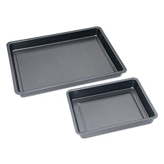 Backblech-Set Auflaufformen-Set 2 in1 CHG Made in Germany,  42,0 x 29,0 x 4 cm und 29,0 x 23,0 x 4,0 cm