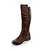 FOREVER MANGO-21 Women's Winkle Back Shaft Side Zip Knee High Flat Riding Boots