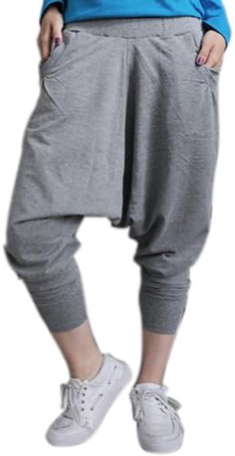 GOGO TEAM Casual Harem Baggy Jogging Hip Hop Dance Pants, Valentine's Gift Idea