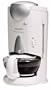 Krups 619-70 Fresh Aroma Combination Coffee Grinder and Brewer,  White with Platinum