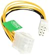 StarTech.com 8-Inch EPS 8-Pin Power Extension Cable (EPS8EXT)