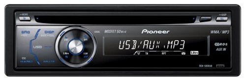 Childrens Toyshop  Elektronik : Pioneer DEH 5000 UB MP3-CD-Tuner (USB- und AUX-Anschluss, Display- und Bedienfeldfarbe individuell einstellbar)
