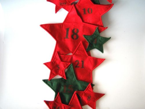 Childrens Toyshop  Third Party New : Adventskalender Stern Filz