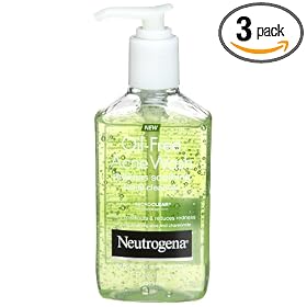 Neutrogena Oil Free Acne Wash Redness Soothing Gel Cleanser, 6-Ounces  (Pack of 3)