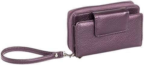 Buxton Women's RFID Identity Safe Wristlet Clutch Wallet