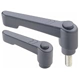 Hand-Screw Clamps: Grizzly G7321 Quick Clamp Lever - 1/4" - 20, Female