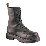 Dr. Martens Mens 8267BA 10 Eye Notched Welt Boot Cap Toe Shoes by Dr. Martens