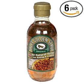 Lyle's Golden Syrup, Original, All-Natural Syrup for Baking and Cooking, 11-Ounce Bottles (Pack of 6)
