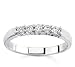 14k White Gold or Yellow Gold Five-Stone Diamond Band (H/I1, 1/4 ct. tw.)
