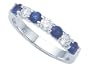 0.90 cttw Karina B(tm) Sapphire Band LIFETIME WARRANTY