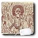 Sandy Mertens Vintage Halloween Designs - Vintage Halloween Skeleton Party - Mouse Pads