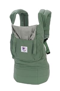 ERGO Organic Baby Carrier - Sea Green / Silver