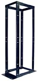 APC AR203 NetShelter 4 Post Open Frame Rack Square Holes (Black)